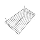 24'' x 12'' Chrome Pegboard Wire Flat Grid Shelf Shelves Retail Display - 10 Pc