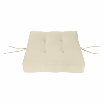 24x24x5 Knife Edge w/Buttons Ottoman Cushion Chair In/Outdoor Polyester-AD006