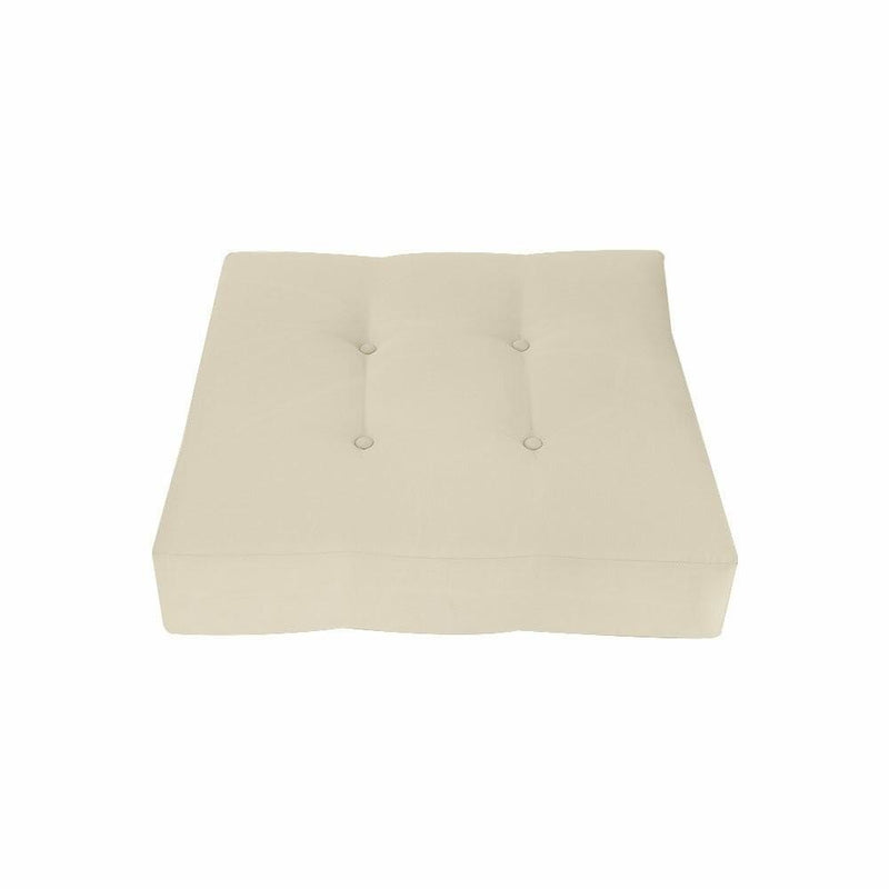 24x24x5 Knife Edge w/Buttons Ottoman Cushion Chair In/Outdoor Polyester-AD006