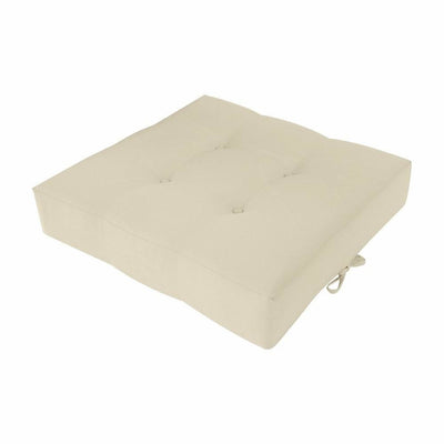 24x24x5 Knife Edge w/Buttons Ottoman Cushion Chair In/Outdoor Polyester-AD006