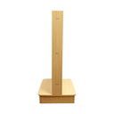 25"x25"x54" Maple Slatwall Display Tower 2-Way Floor Merchandiser Stand for Retail Store Fixtures & Product Showcases
