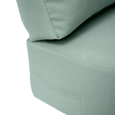 26 x 30 x 6 Knife Edge Large Outdoor Deep Seat Back Rest Bolster Cover ONLY-AD002