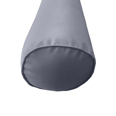 26 x 6 Pipe Trim Large Outdoor Bolster Pillow Cushion Insert Slip Cover-AD001