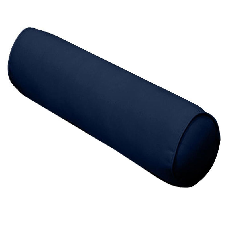 26 x 6 Pipe Trim Large Outdoor Bolster Pillow Cushion Insert Slip Cover-AD101