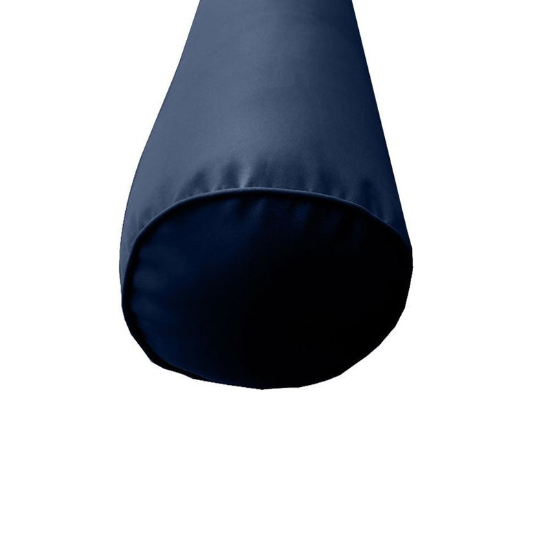 26 x 6 Pipe Trim Large Outdoor Bolster Pillow Cushion Insert Slip Cover-AD101