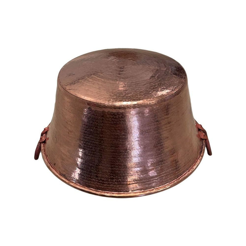 26" Heavy Duty Gauge Copper Jam Pan Cazo De Cobre Para Carnitas Tacos Large