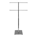 28-1/2''H  2 Tier Chrome Adjustable Jewelry Stand Retail Store Display Fixture