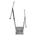 28-1/2''H  2 Tier Chrome Adjustable Jewelry Stand Retail Store Display Fixture