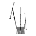 28-1/2''H 3 Tier Chrome Adjustable Jewelry Stand Retail Store Display Fixture