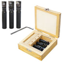 3 PC Mini Indexable End Mill Set 1/2" Shank x 1/2", 9/16", 5/8"