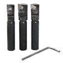 3 PC Mini Indexable End Mill Set 1/2" Shank x 1/2", 9/16", 5/8"