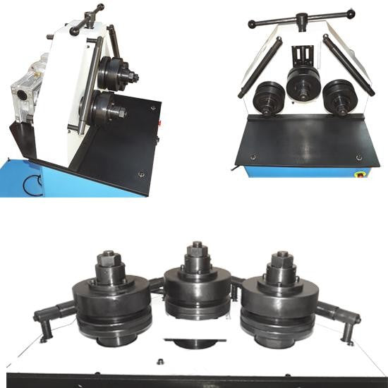 3 Phase Asynchronous 2HP HV Ring Roller Pinch Roll Bender Bending Steel Machine Square Round Tube