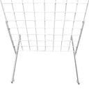 3 WHITE Gridwall Panel 4 Ft Tall Wire Grid Shelving Board T-Leg Retail Display Fixture