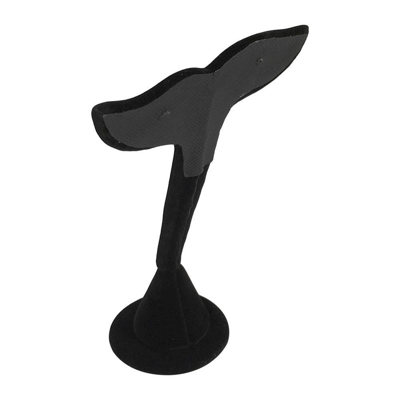 3 x 5 Black Velvet Leaf Shape Earring Display Stand