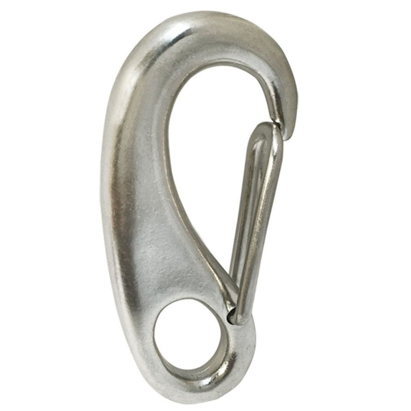 3-3/4"  Gate Snap Hook Carabiner SS316 For Boat Rigging 1,000 Lbs
