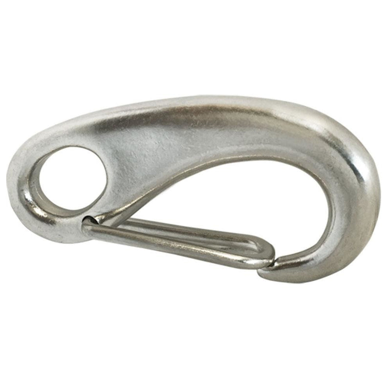 3-3/4"  Gate Snap Hook Carabiner SS316 For Boat Rigging 1,000 Lbs