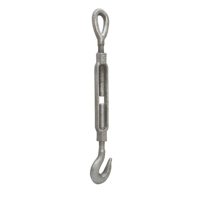 3/4 x 12" Turnbuckle Hook Eye Galvanized Steel 3000 LBS Marine Boat Shade Sail