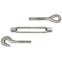 3/4 x 12" Turnbuckle Hook Eye Galvanized Steel 3000 LBS Marine Boat Shade Sail