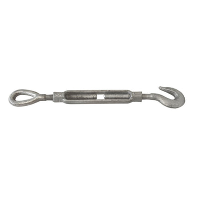 3/4 x 12" Turnbuckle Hook Eye Galvanized Steel 3000 LBS Marine Boat Shade Sail