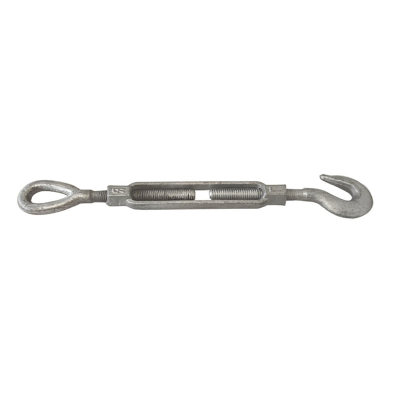 3/4 x 12" Turnbuckle Hook Eye Galvanized Steel 3000 LBS Marine Boat Shade Sail