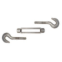 3/4 x 12" Turnbuckle Hook Hook Galvanized Steel 3000 LBS Marine Boat Shade Sail