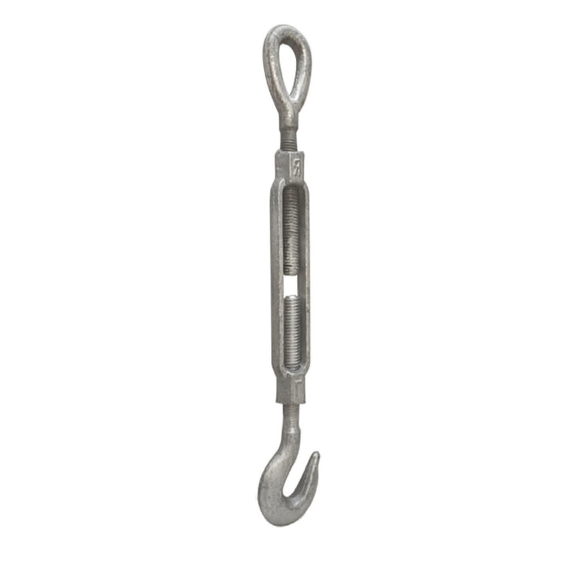 3/4 x 9" Hook Eye Turnbuckle Galvanized Steel 3000 LBS Marine Boat Shade Sail