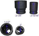 3/4" DR 8 PC SHALLOW AIR Impact Socket Truck 1 - 1-1/2"