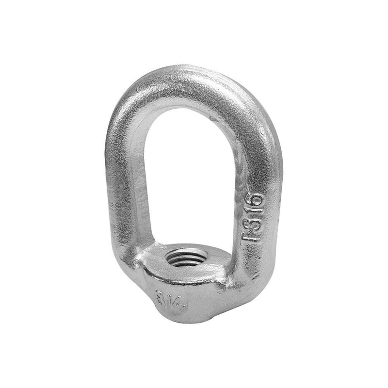3/4" Threaded Eye Nut Ring Oval Lifting Marine Forged Style SS T316 WLL 4700 LBS Cap