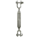 3/4" x 12" Jaw Jaw Turnbuckle Stainless Steel 316 Marine Rigging