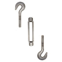 3/4'' x 9'' Turnbuckle HOOK HOOK Pulley Galvanized Drop Forge 3/4 x 9 Turnbuckle