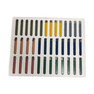 3/8" CARBIDE TIPPED TOOL BITS LATHE TOOLS 38 PIECE SET C6 AR,AL,BR,BL,C, E, D