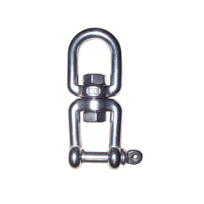 3/8" JAW EYE Swivel  Stainless Steel 316 Marine Mooring 1500 LBS WLL