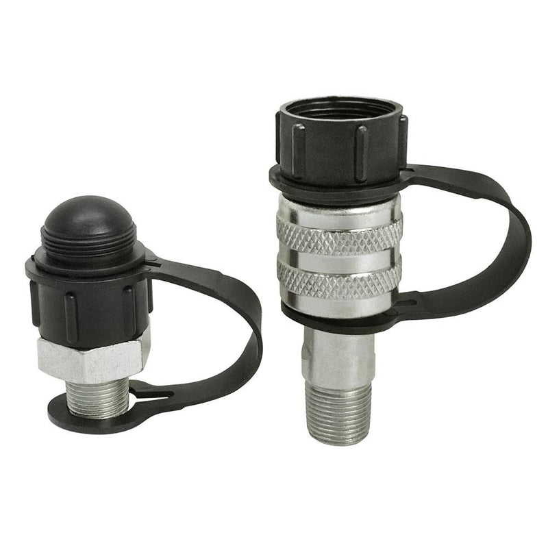 3/8" NPT Threads Hydraulic Coupling Coupler Nipple 10,000 PSI - Male & Female Combo