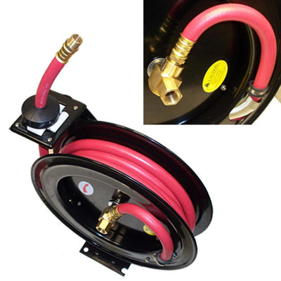 3/8" x 50' Retractable Air Hose Reel 300 PSI Truck Wall Ceiling Mount Mountable