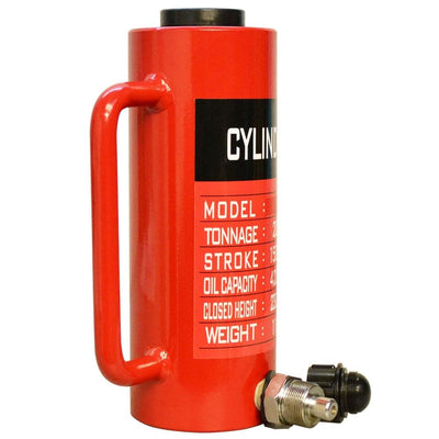 30 Ton Hydraulic Cylinder 5.90" (150mm) Stroke 235mm Closed Height Lift Jack Ram High Pressure Pump