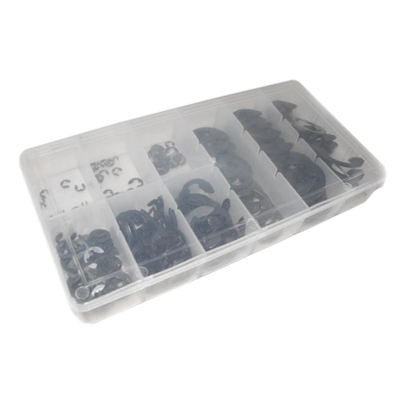 300 PCS E-Clip Assortment Assorted Clamp 1/16" to 7/8"