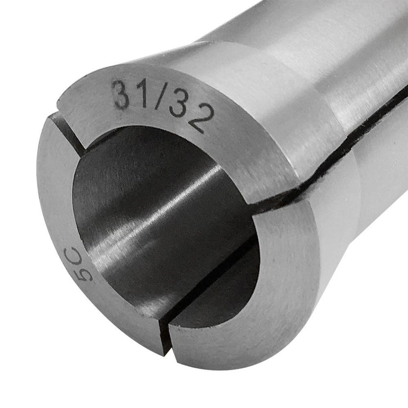 31/32" Round Collet 5C Chuck Tool Lathing Lathe Smooth Industrial Workholding
