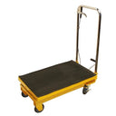 32"W x 17-1/2"W Mobile 330LB Heavy Duty Hydraulic Table Lift 9" To 28" Jack Cart