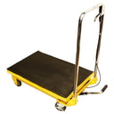 32"W x 17-1/2"W Mobile 330LB Heavy Duty Hydraulic Table Lift 9" To 28" Jack Cart