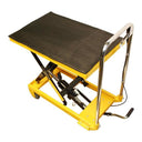 32"W x 17-1/2"W Mobile 330LB Heavy Duty Hydraulic Table Lift 9" To 28" Jack Cart
