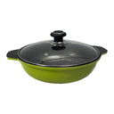3D Bubble Diamond Coating Nonstick Wok 11" Diameter Cooking Pan MADE IN KOREA