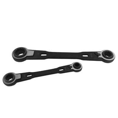 4 In 1 Double Box Ratcheting Wrench Set Provides Great Access To Fasteners