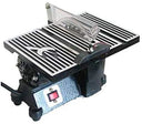 4" Mini Table Saw for Hobby Crafts 4500RPM Compact Benchtop Cutting Machine with 2 Blades for Wood, Plastic & DIY Projects