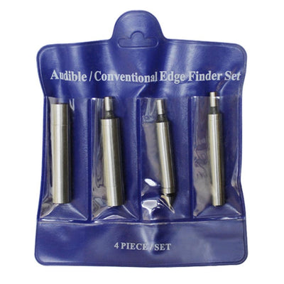 4 PC 0.0002" Micro Conventional Edge & Center Finder Double Single End Single End Shank Wiggler