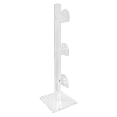 4 PC 3 Tier Sunglasses Display Eyewear Stand Holder Counter Top Free Standing - Clear Lucite Acrylic