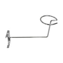 Gridwall cap holder display hook chrome metal for store wall fixtures