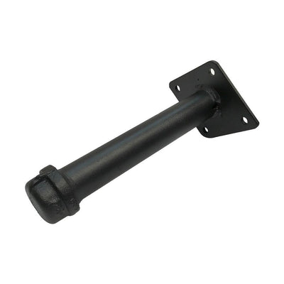 4 Pc Shelf Support Pipe Style Faceout For Wall Mounted 6"- 1/2 " Retail Fixture Pipeline Black