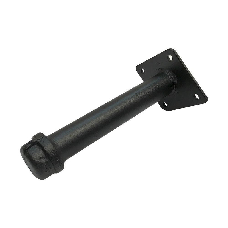 4 Pc Shelf Support Pipe Style Faceout For Wall Mounted 6"- 1/2 " Retail Fixture Pipeline Black