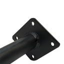 4 Pc Shelf Support Pipe Style Faceout For Wall Mounted 6"- 1/2 " Retail Fixture Pipeline Black