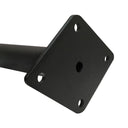 4 Pc Shelf Support Pipe Style Faceout For Wall Mounted 6"- 1/2 " Retail Fixture Pipeline Black